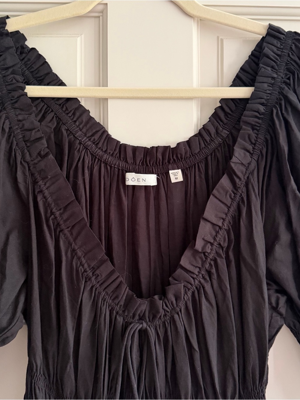 Doen Ischia Dress, Black, Medium - Picture 3 of 3